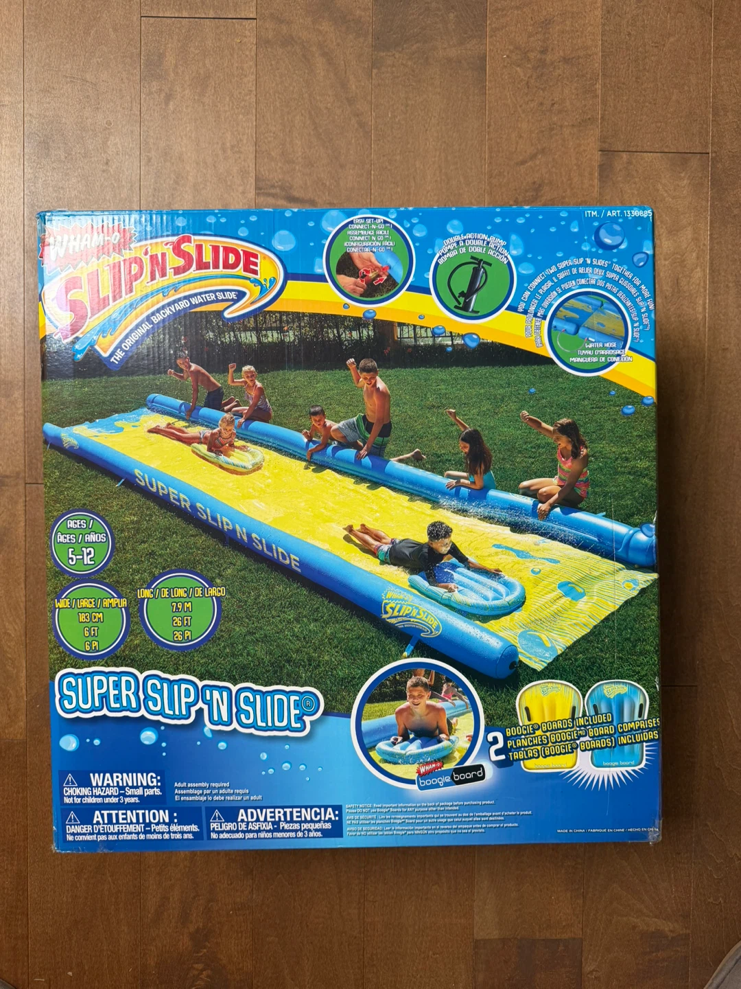 Brand New Wham-O Super Slip 'n Slide with Boogie Boards