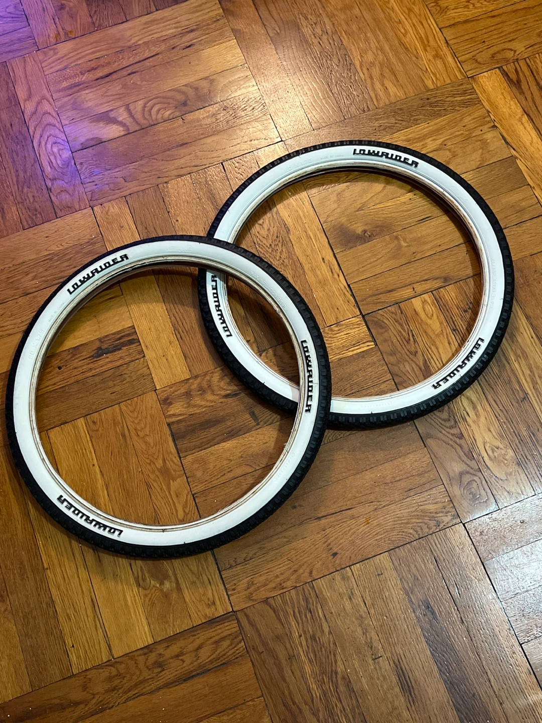 2 Lowrider White Wall Bicycle Tires - photo 2