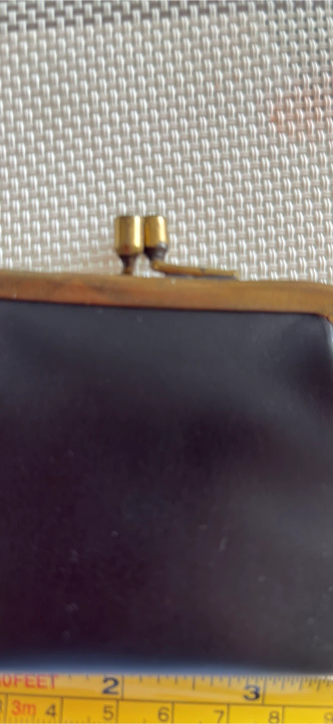 Black Coin Purse with Clasp - photo 2