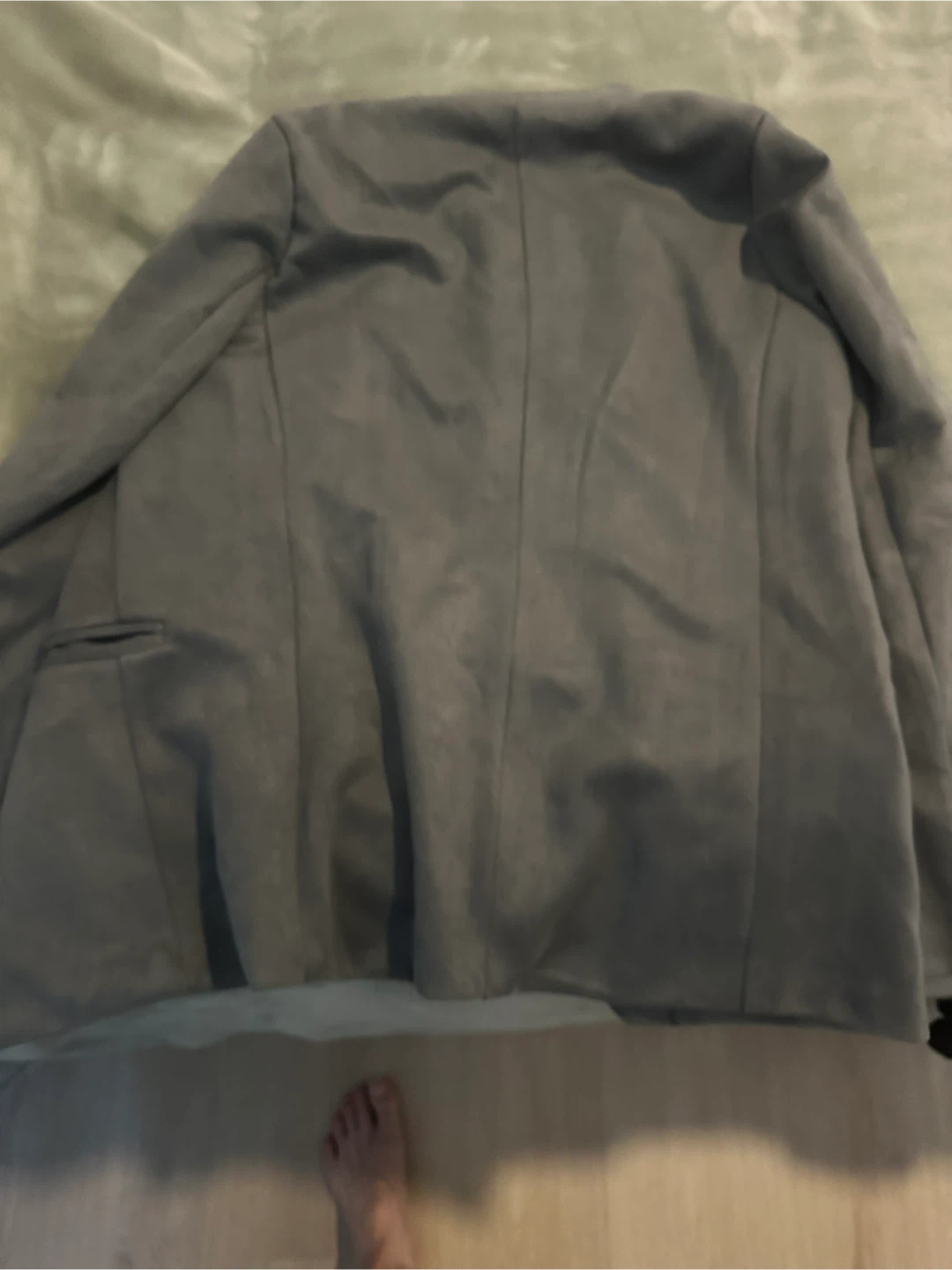 Grey Suede-like Blazer - photo 2