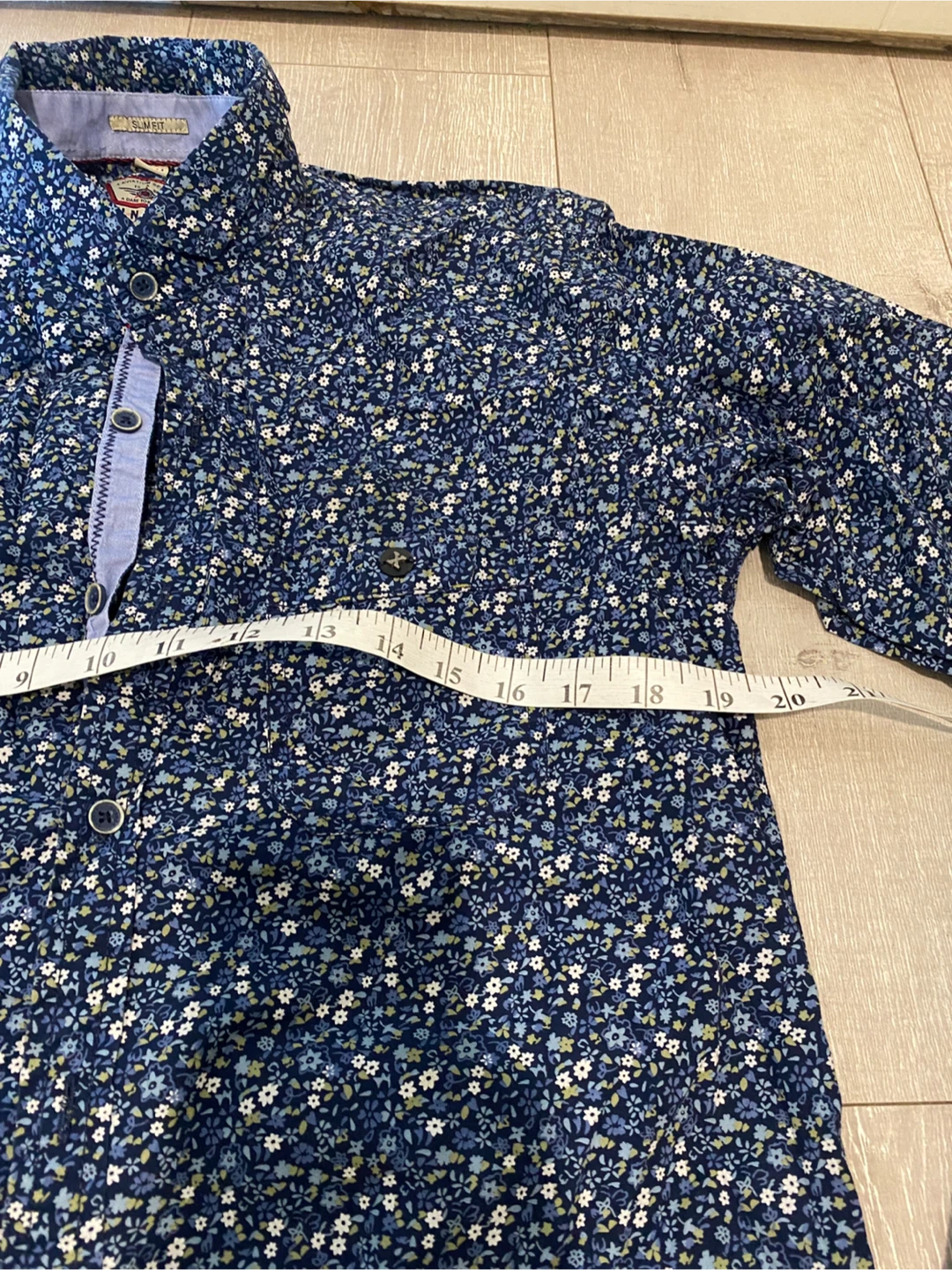 Sunnex Men's Floral Slim Fit Button-Up Shirt - photo 2