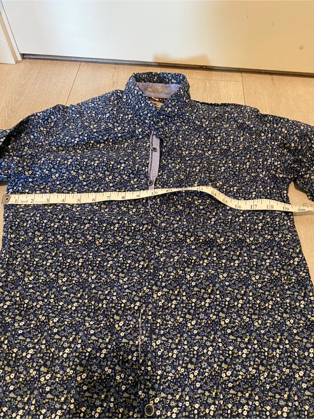 Sunnex Men's Floral Slim Fit Button-Up Shirt - photo 3
