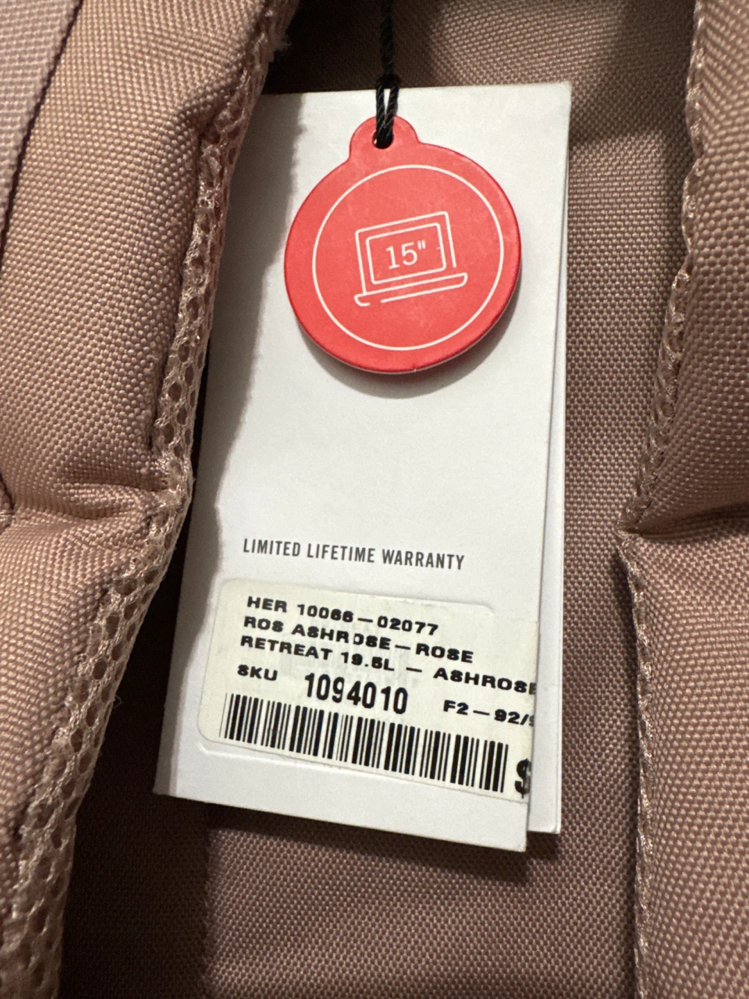 Herschel Retreat Backpack - Rose Ashrose - photo 3