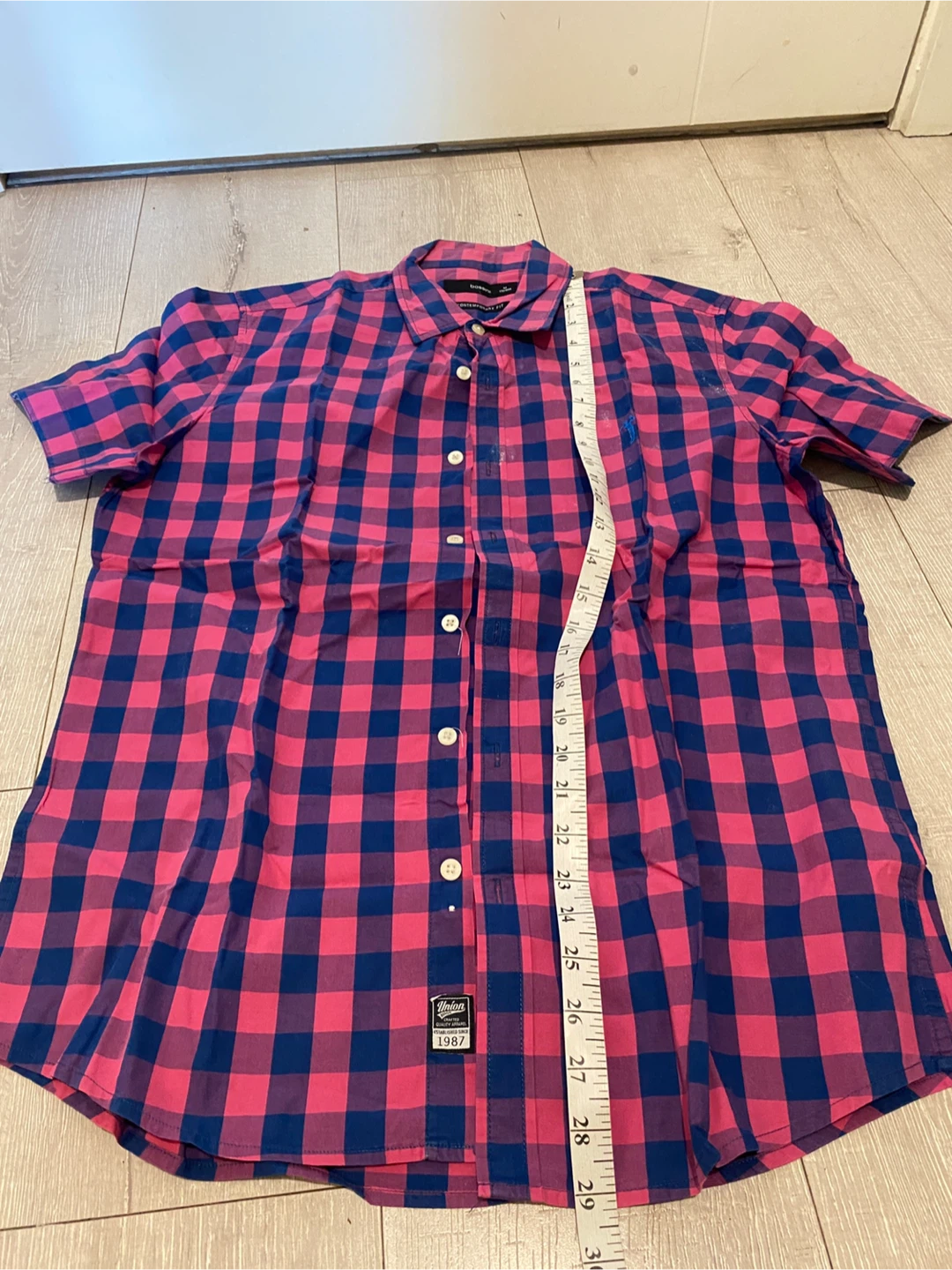 Bossini Plaid Short Sleeve Button-Up Shirt - photo 2