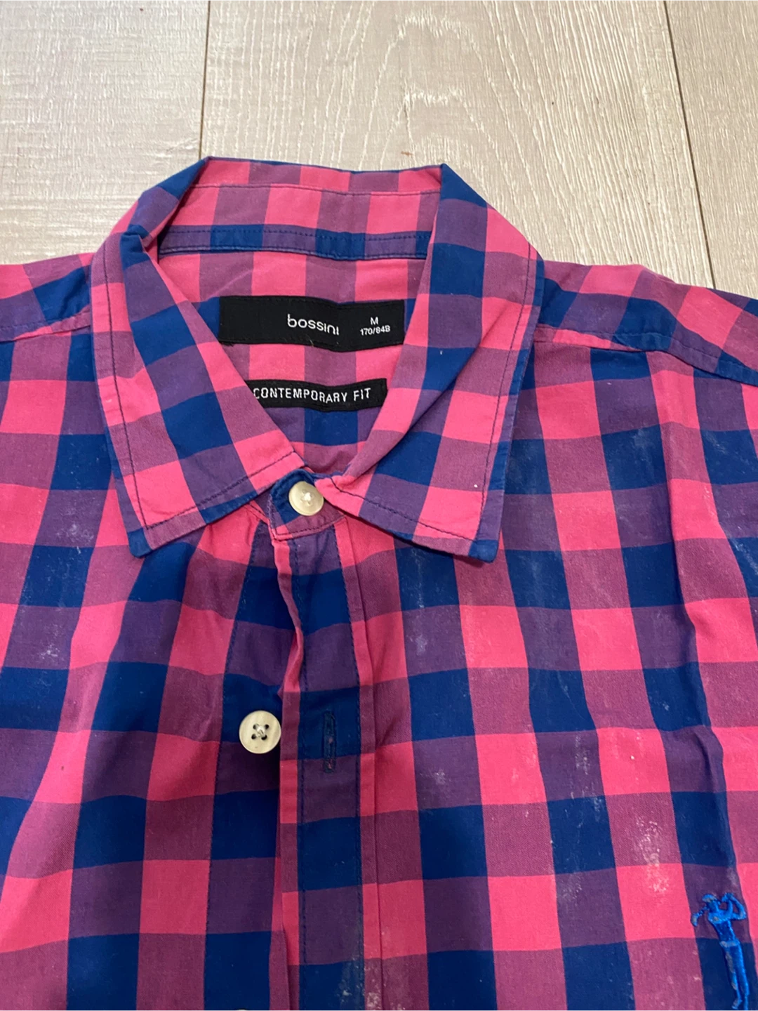 Bossini Plaid Short Sleeve Button-Up Shirt - photo 4
