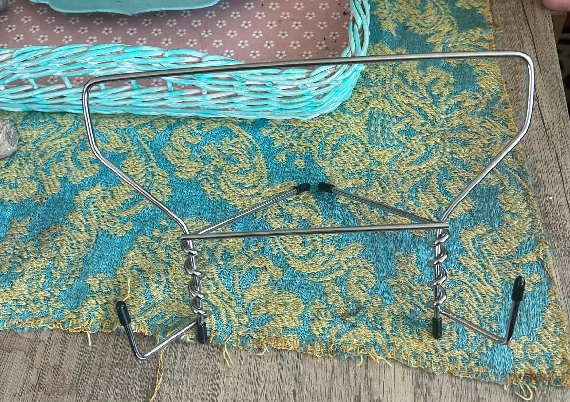 Adjustable Chrome Display Rack / Book Holder