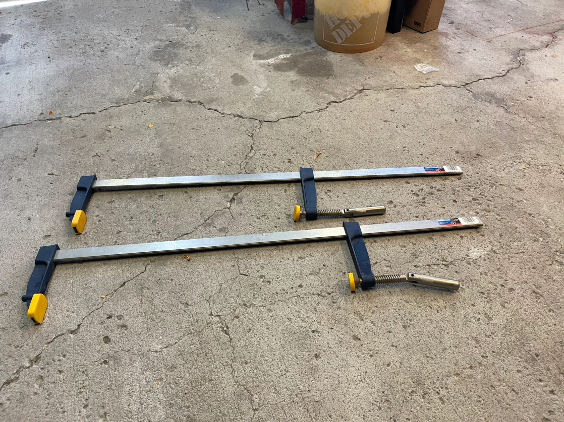 Set of two 32 inch Pipe Clamps