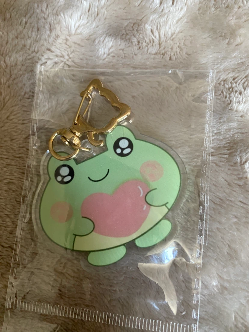 Cute Acrylic Keychains (Pancake, Duck, Bunny, Frog)