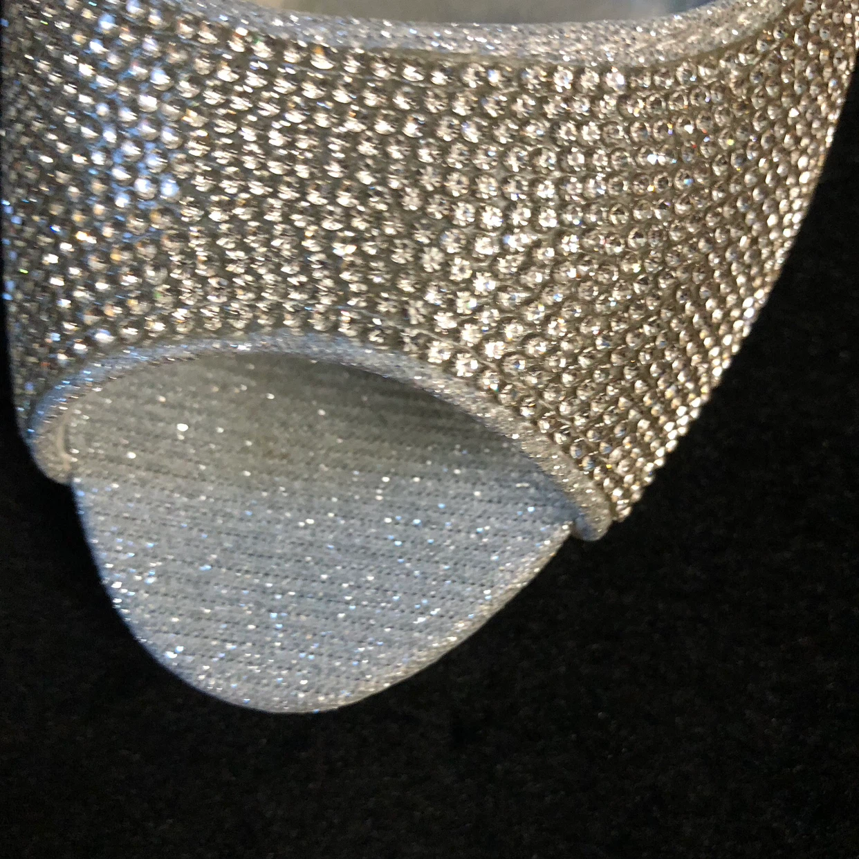 Bella Hanna Silver Rhinestone Heels 8 - photo 5