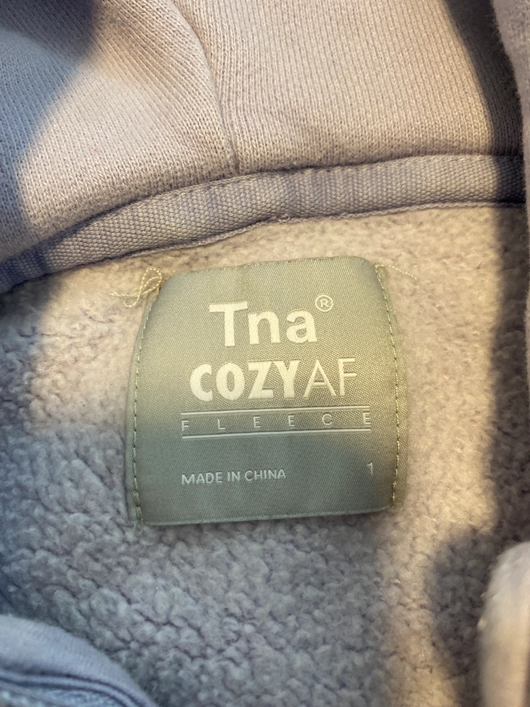 Tna Cozy AF Fleece Zip-Up Hoodie - photo 3