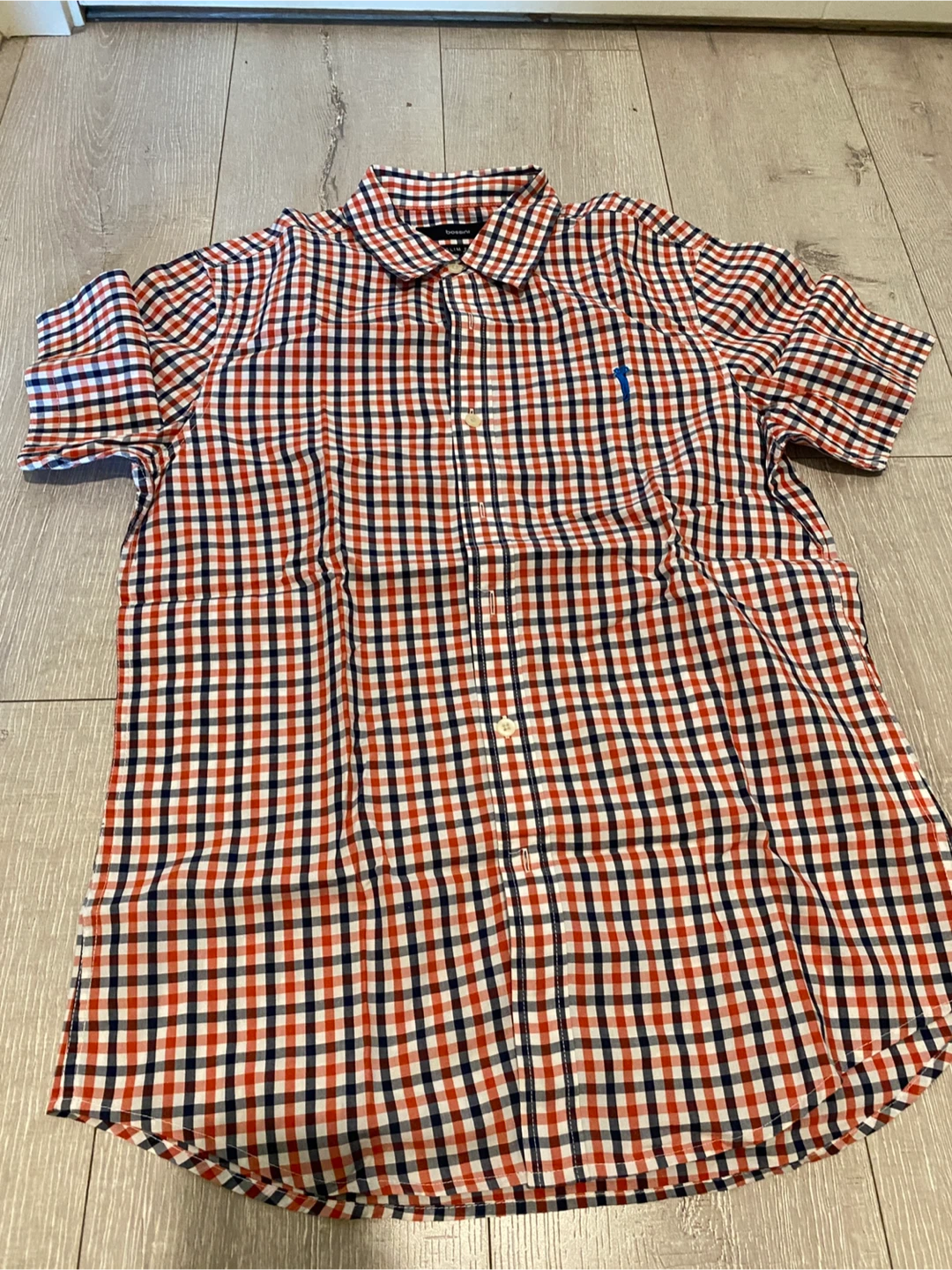Bossini Men's Slim Fit Plaid Short Sleeve Shirt - photo 4