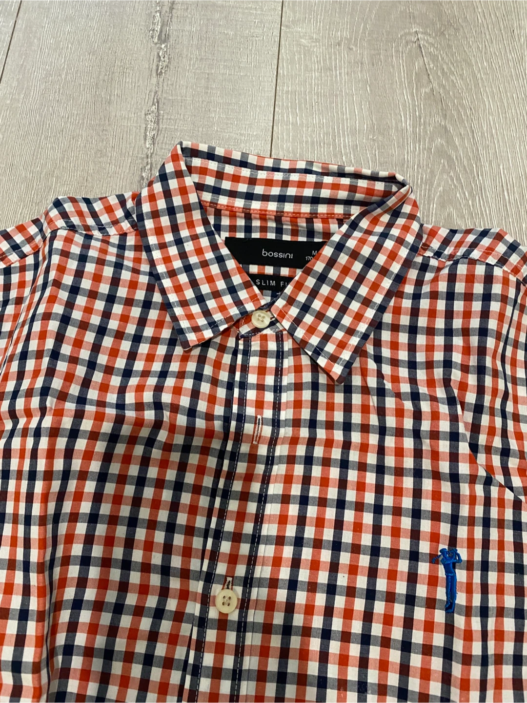 Bossini Men's Slim Fit Plaid Short Sleeve Shirt - photo 5