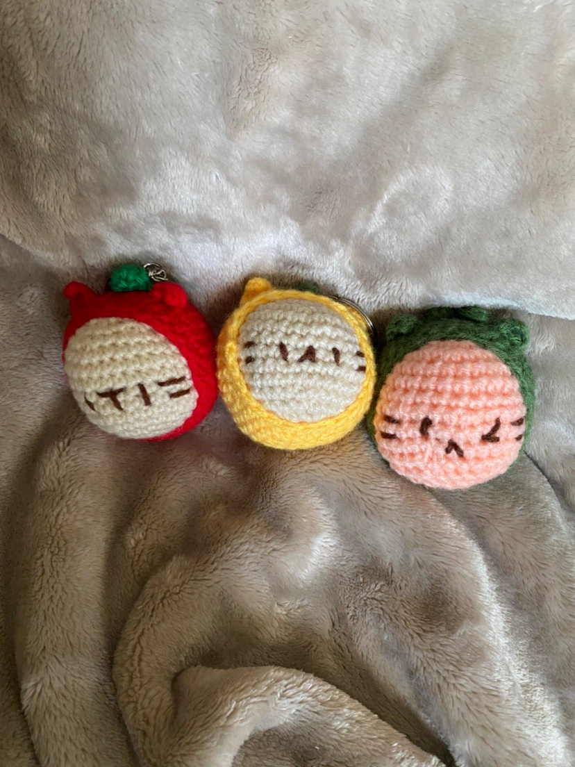 Hand-crocheted Animal Keychains (Set of 5) - photo 3