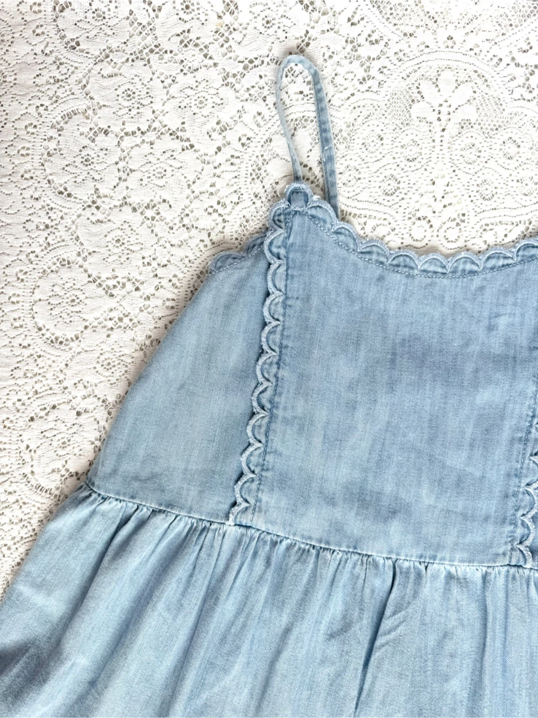 Gap Light Denim Girls Dress - photo 2