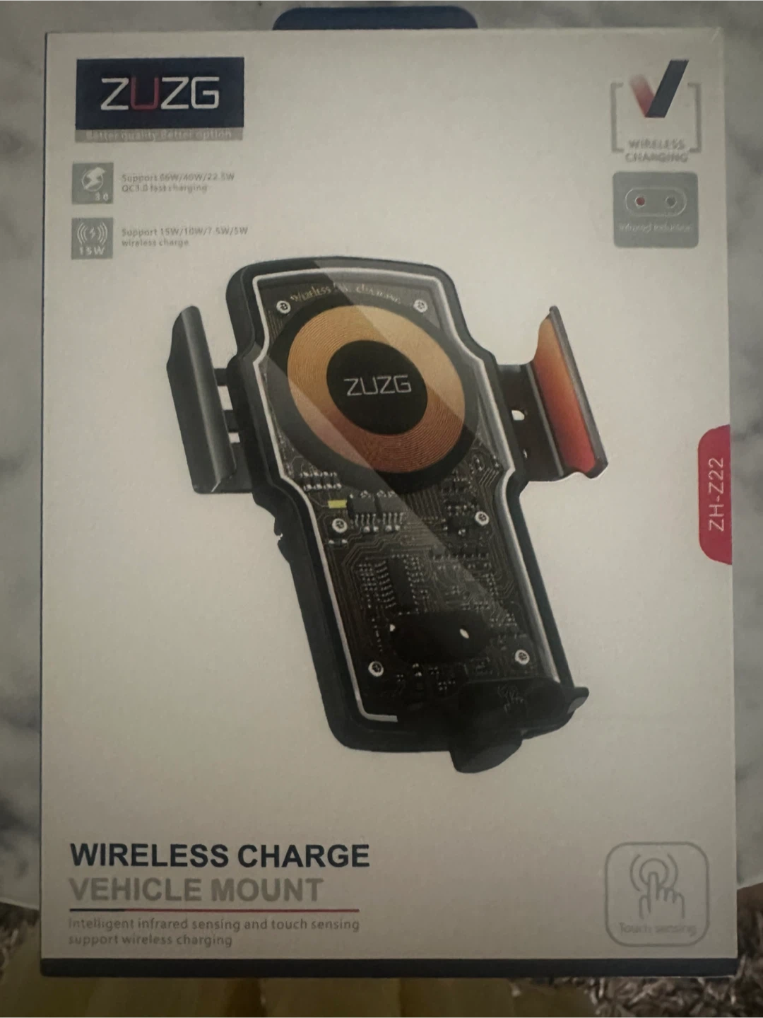 ZUUG Wireless Charge Vehicle Mount