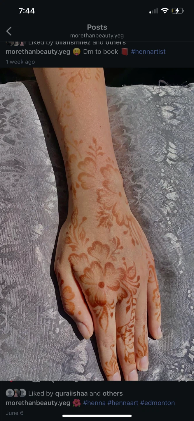 Henna models