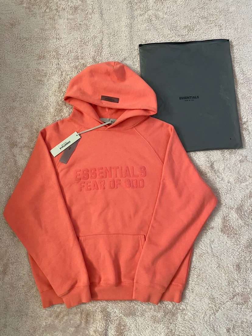 Essentials hoodie, fear of God (coral)