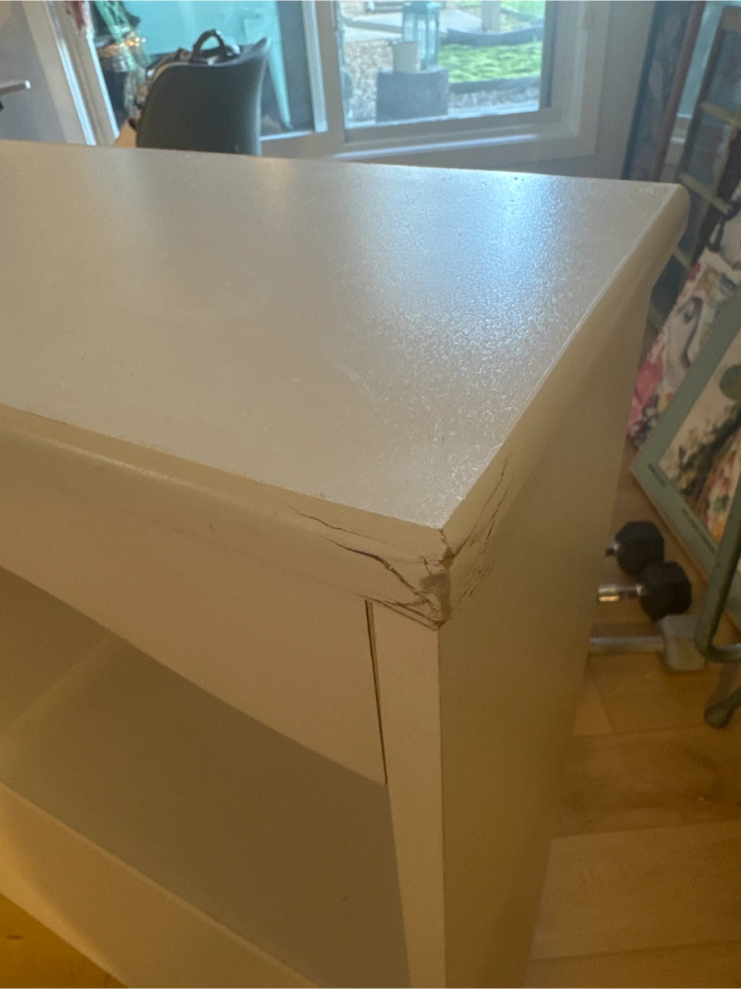 White Bookcase / Headboard - photo 2