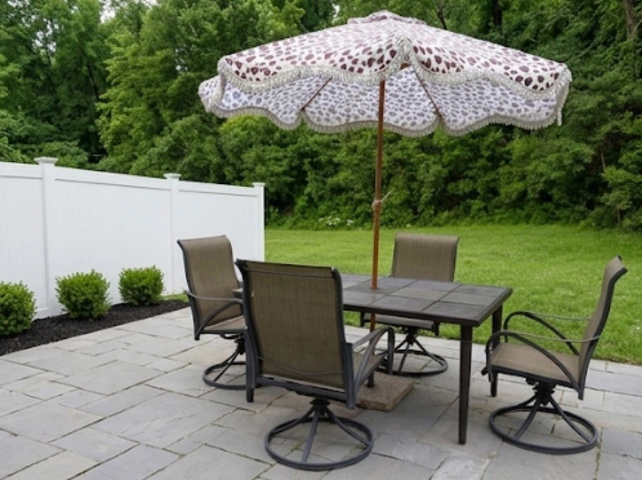 Patio Dining Set with Umbrella - photo 3