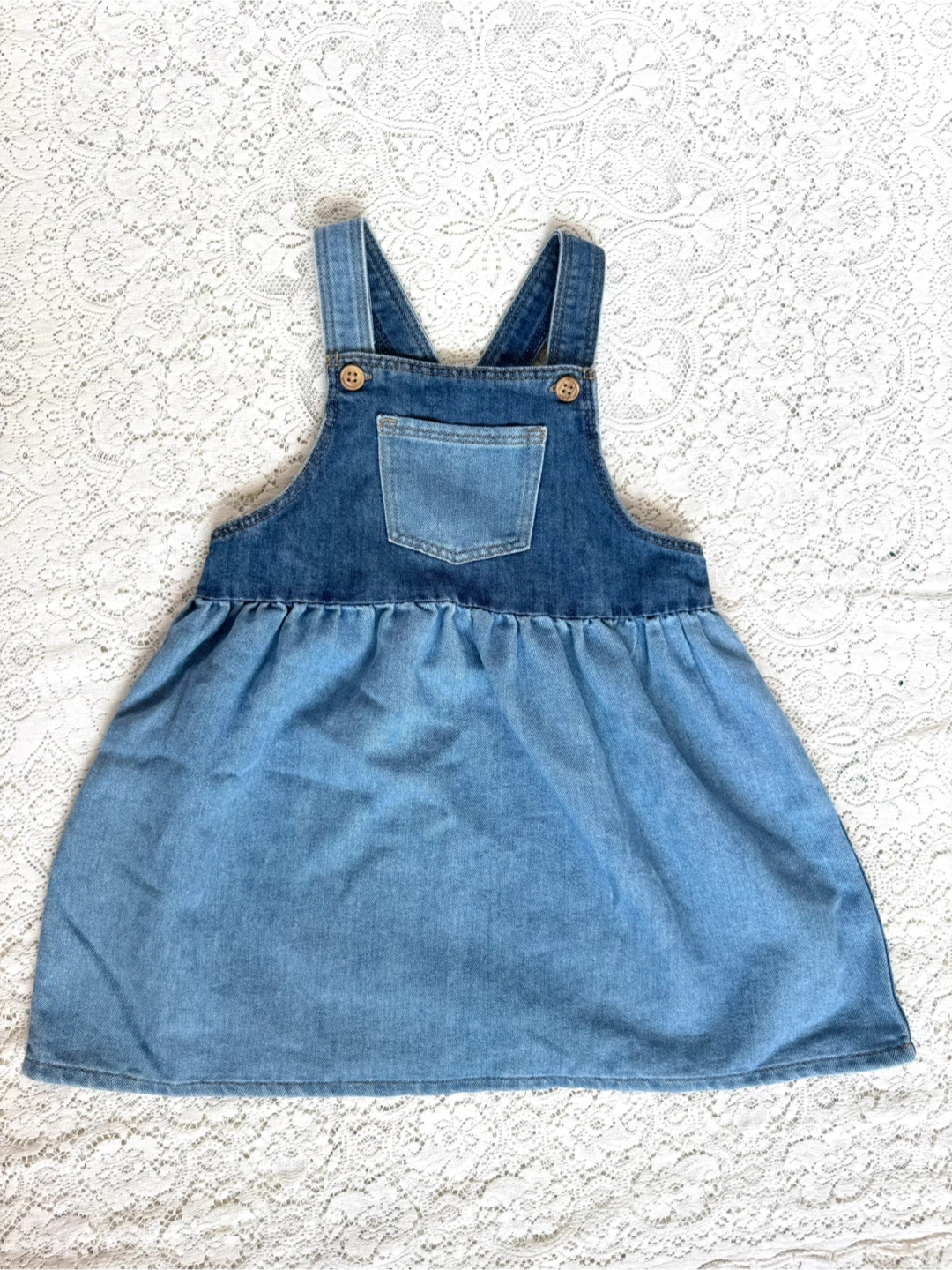 H&M Girls Patch Jean Dress