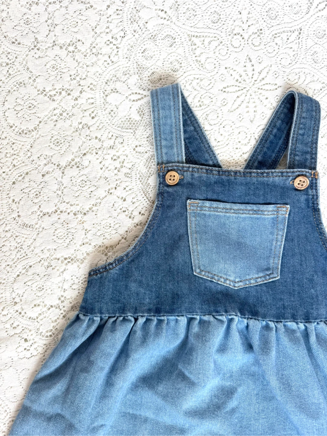 H&M Girls Patch Jean Dress - photo 2