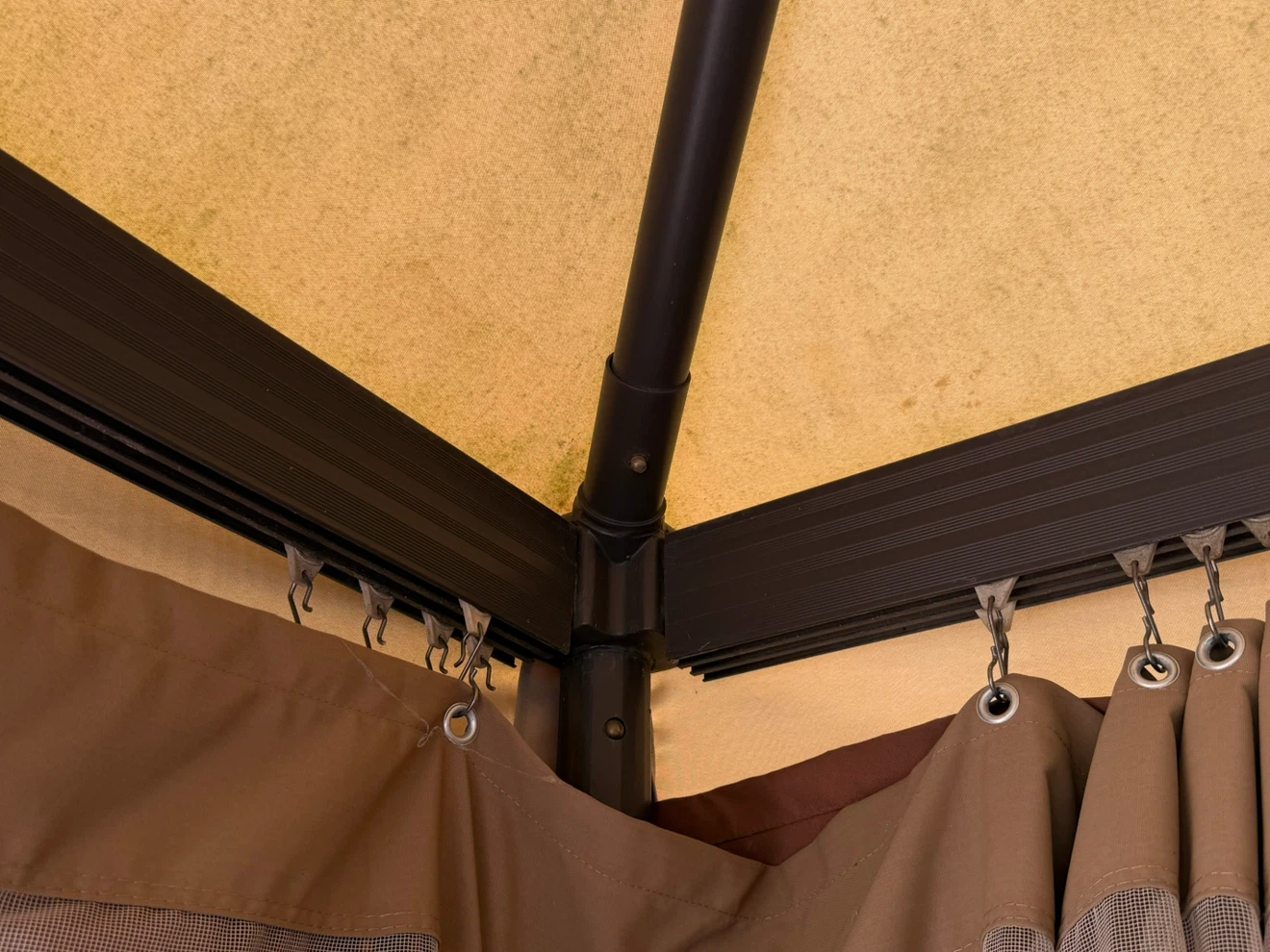 D.O.T. 10’ x 13’ Patio Gazebo with bug screen & Chandelier - photo 5