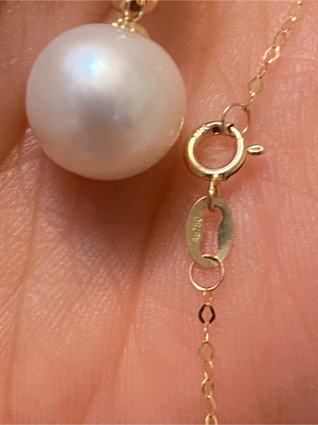18K Gold Pearl Necklace - photo 2