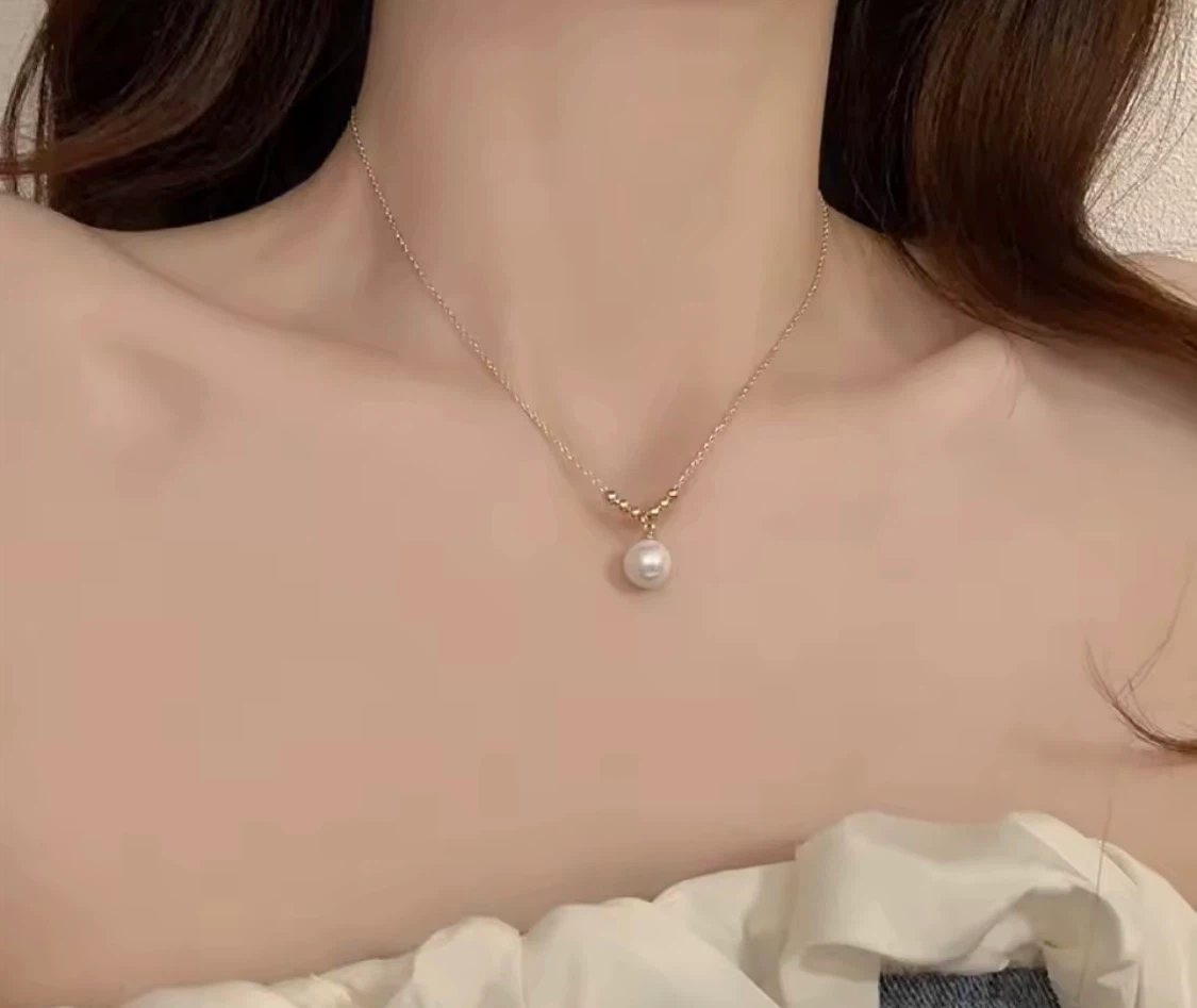 18K Gold Pearl Necklace - photo 5