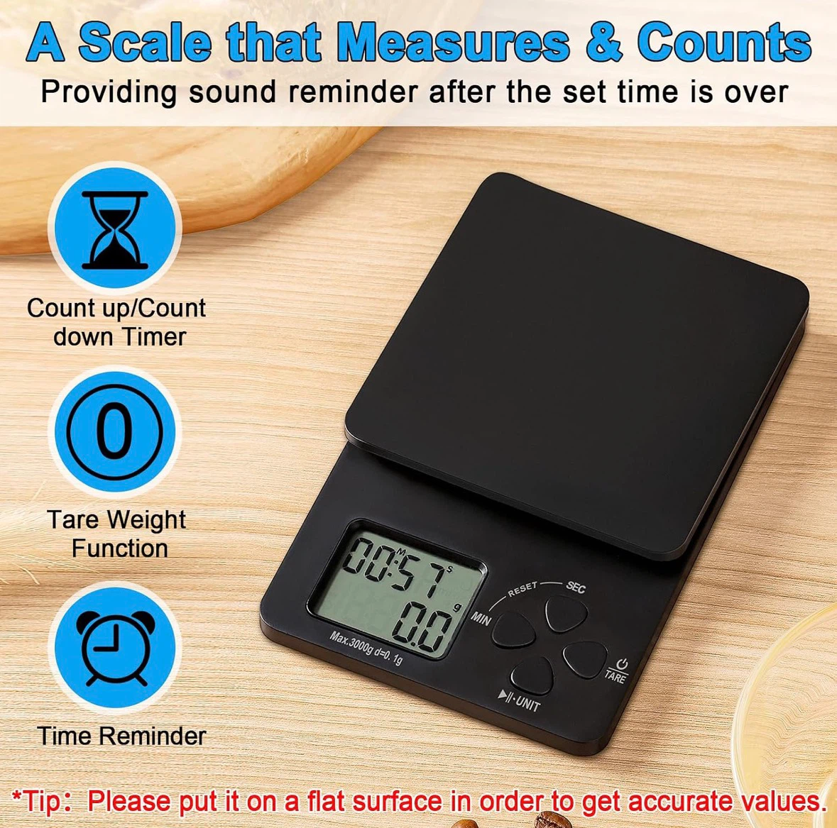 [LAST CHANCE - 2 DAYS LEFT] Digital Kitchen Scale with Timer - photo 4