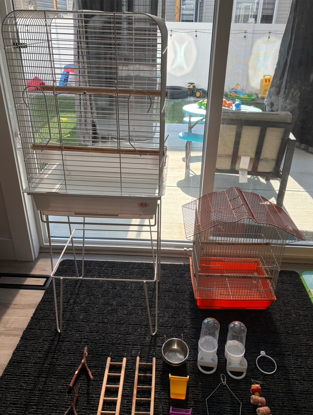 Large Bird Cage with Accessories