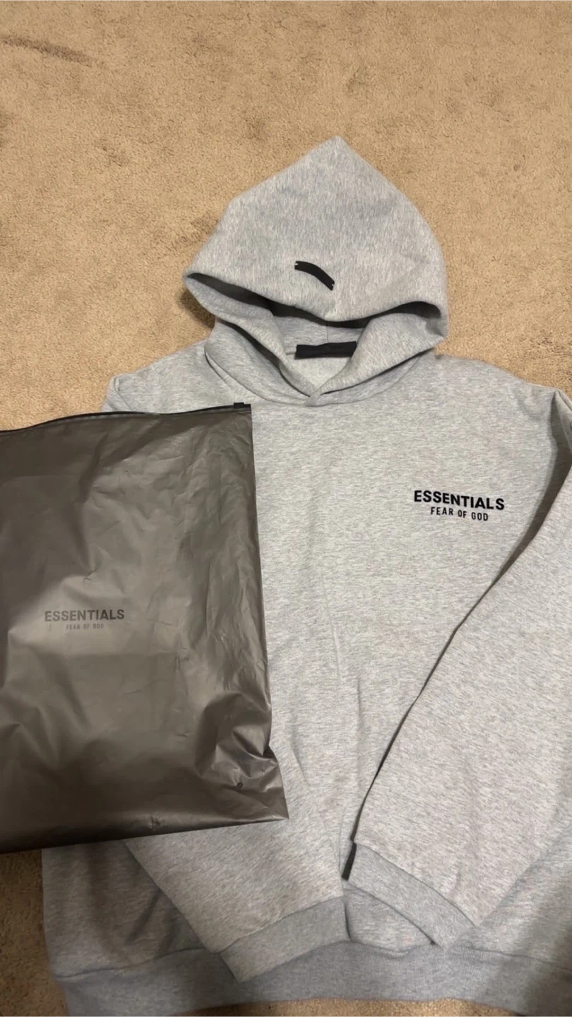 Essentials Fear of God Hoodie Grey