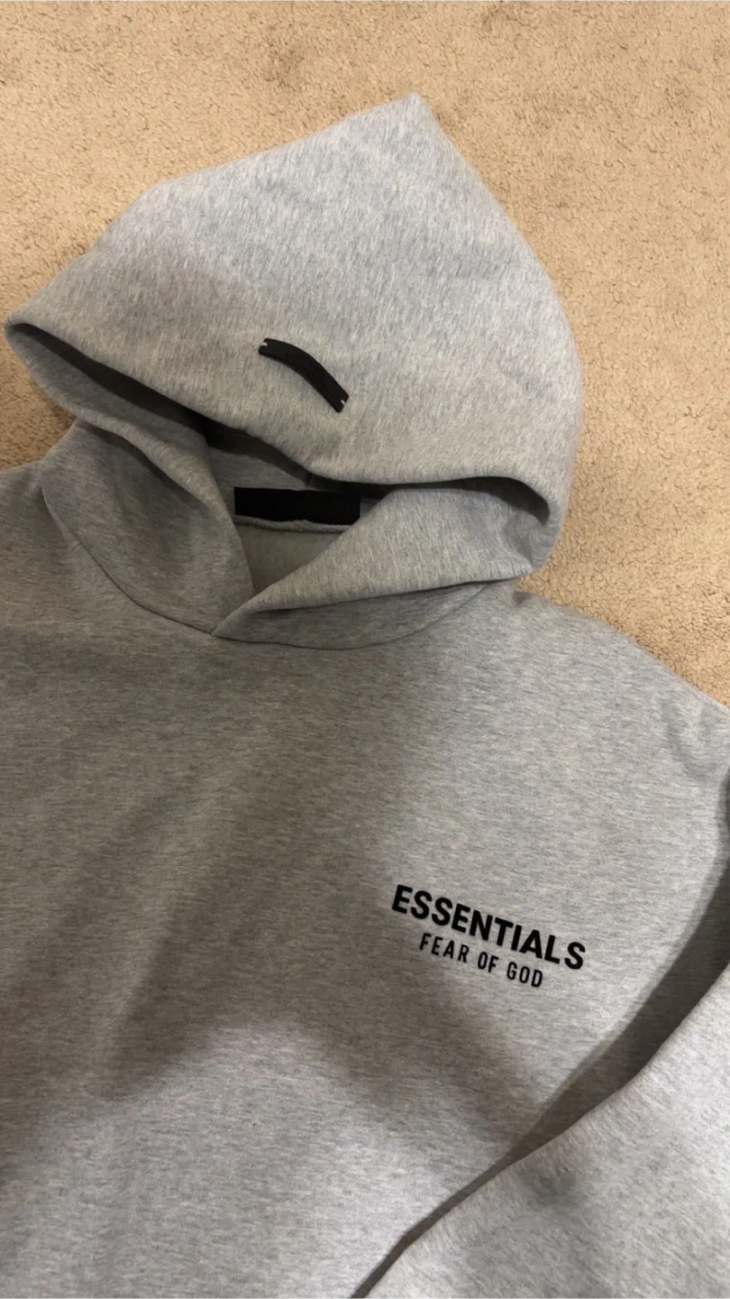 Essentials Fear of God Hoodie Grey - photo 2