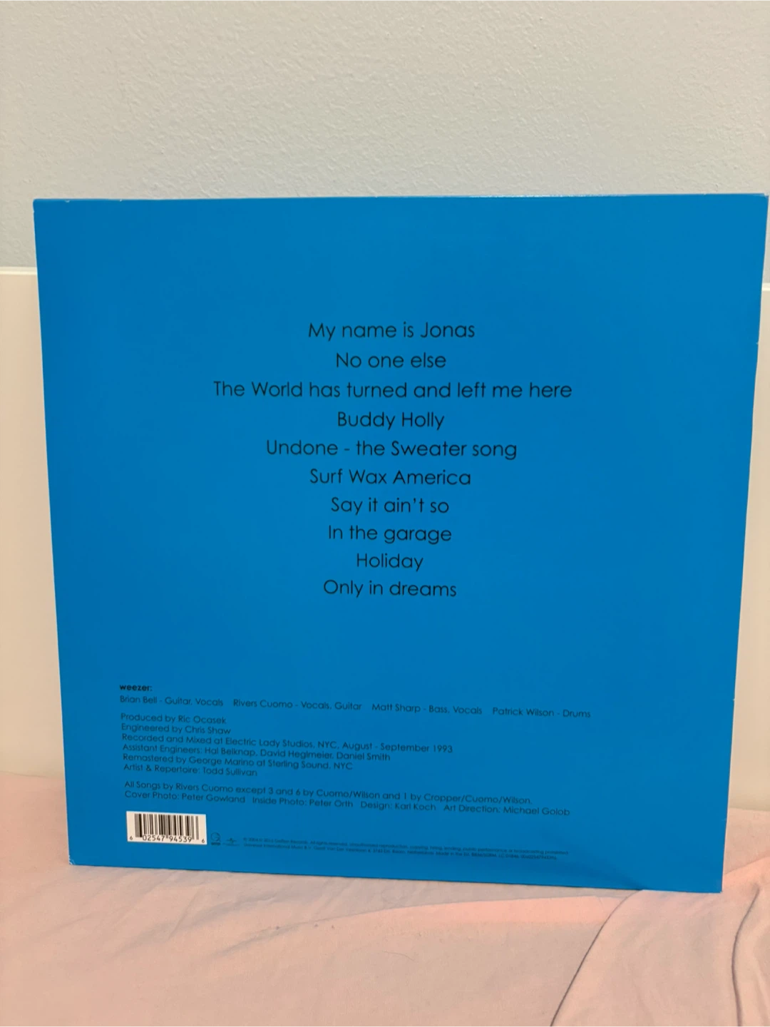 Weezer (Blue Album) Vinyl Record + Poster - photo 2