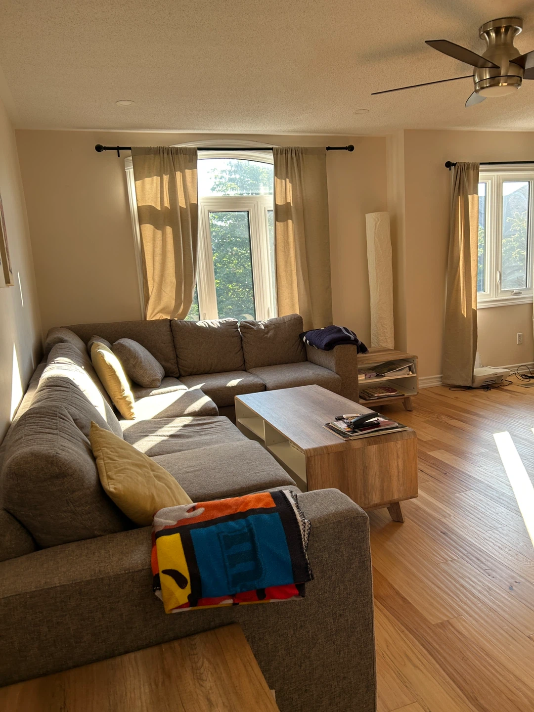6 seater Grey Sectional Sofa - photo 3