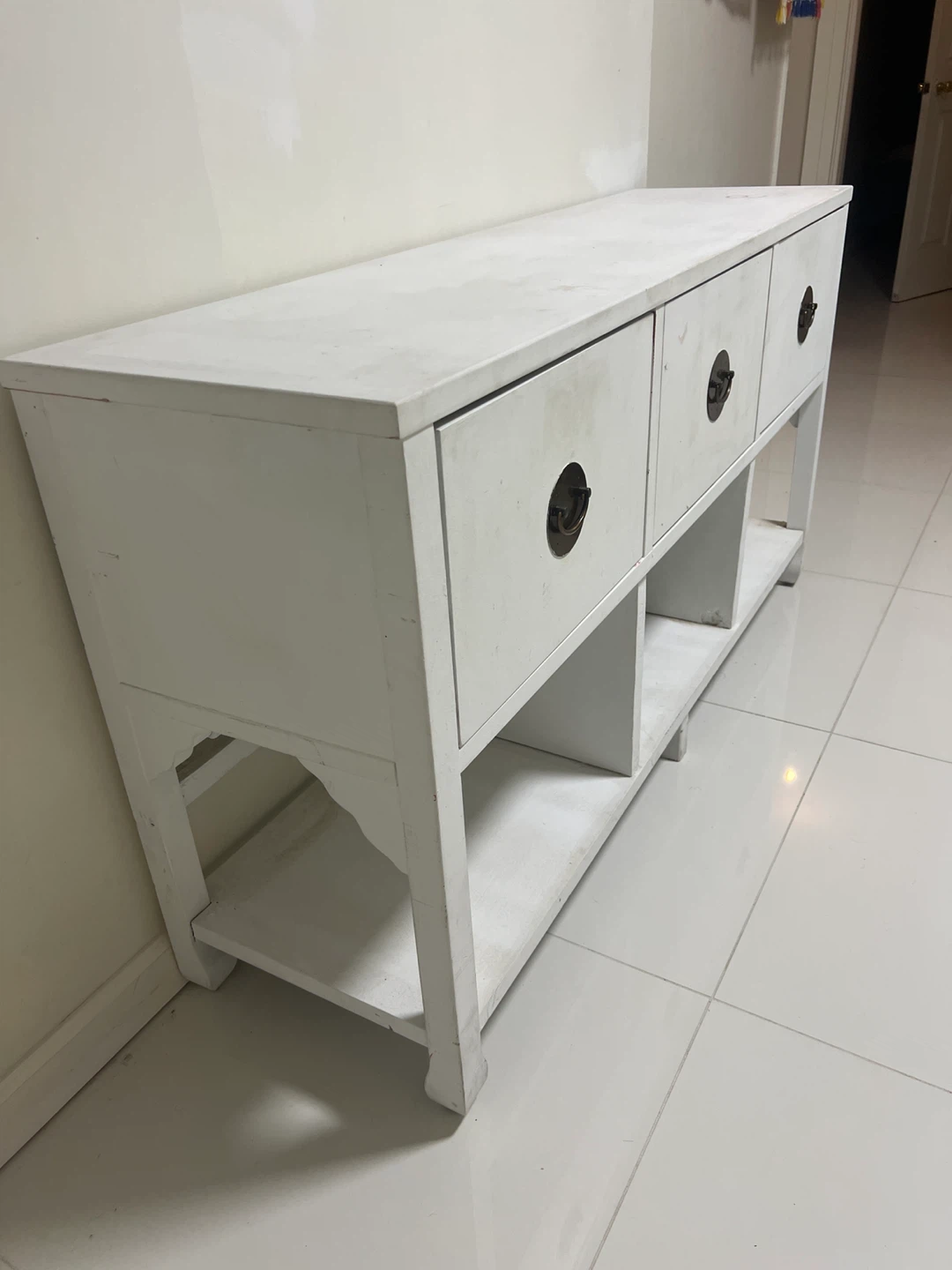 Wooden Tv console - photo 2
