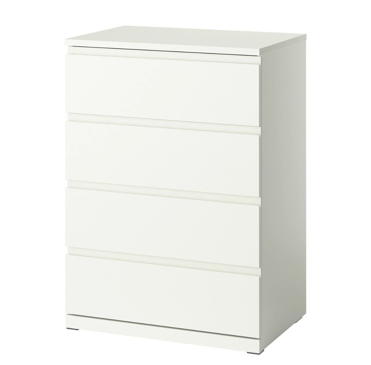 White 4-Drawer Dresser