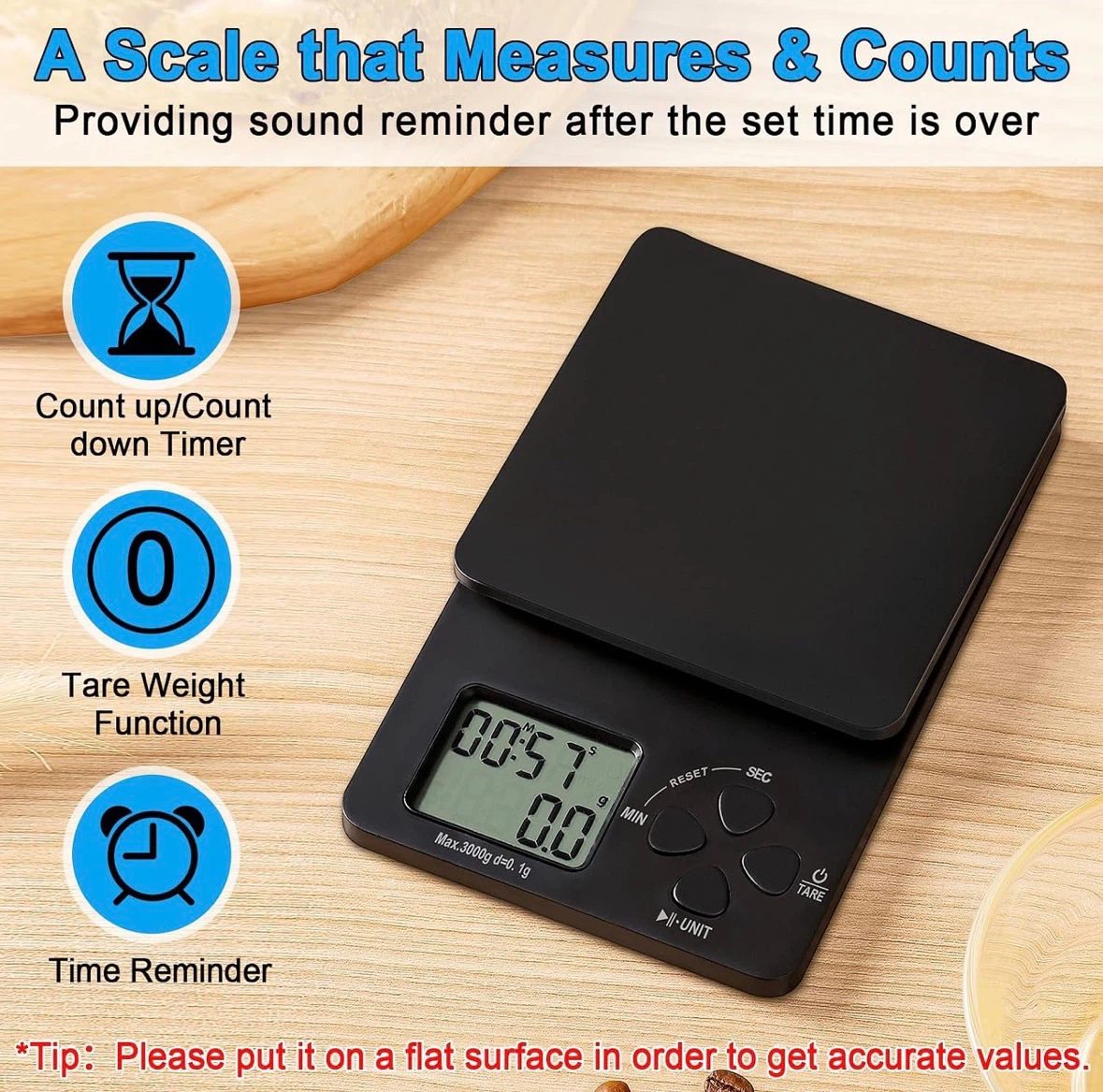 [LAST CHANCE - 2 DAYS LEFT] Digital Kitchen Scale with Timer - photo 4