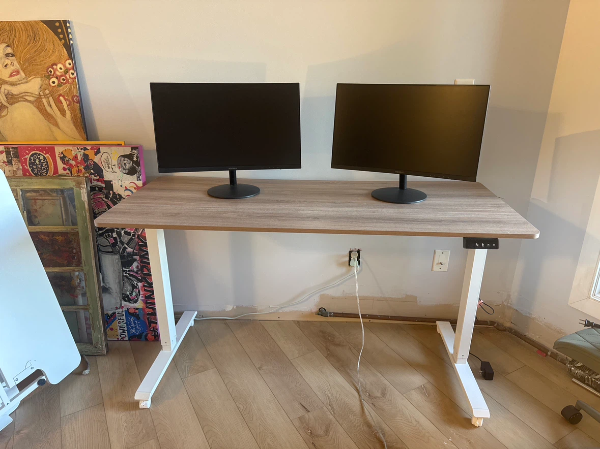 Grandder Electric Standing Desk/Monitors