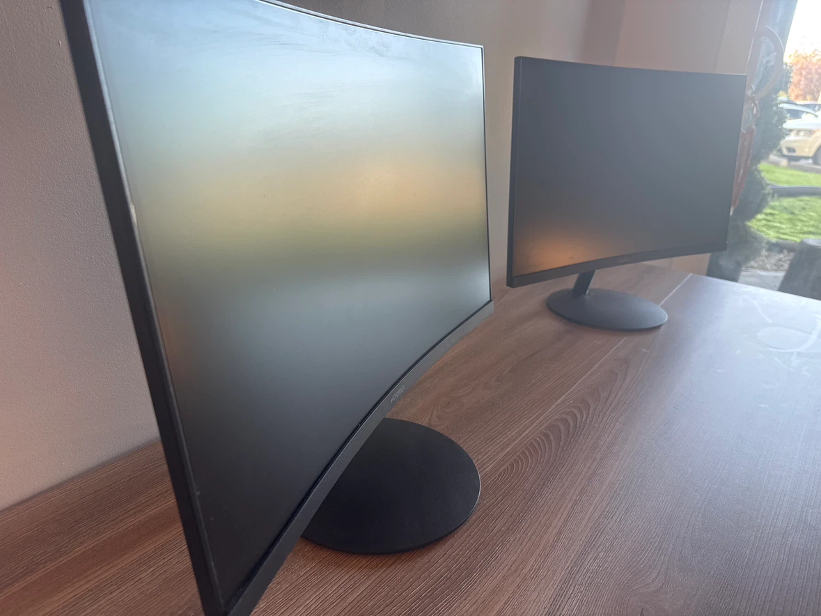 Grandder Electric Standing Desk/Monitors - photo 4