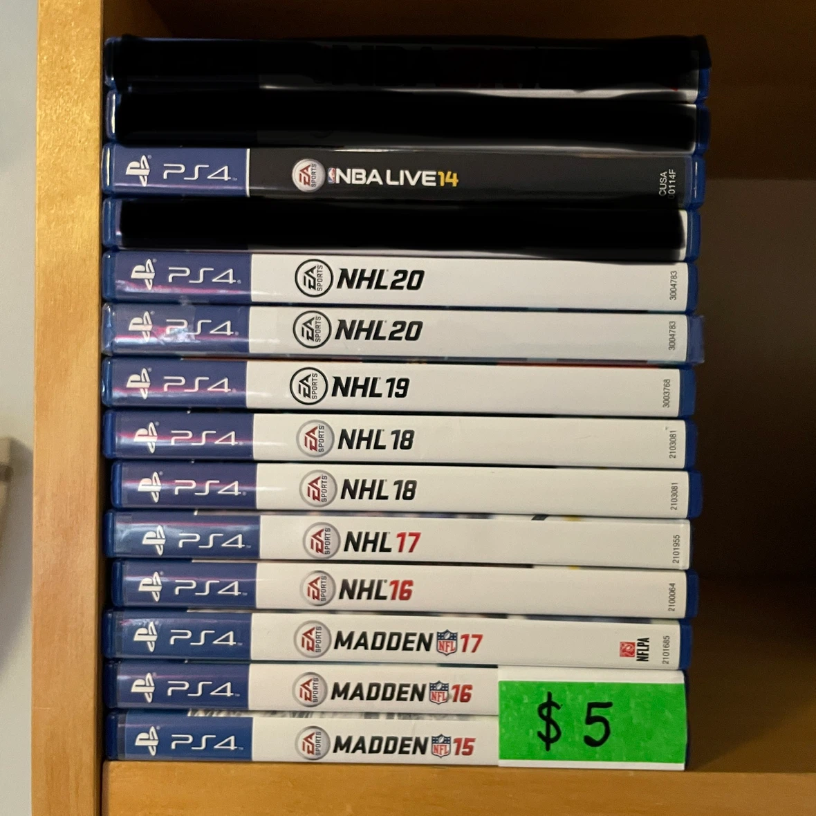 PlayStation 4 Games $5 each / 3 for $10