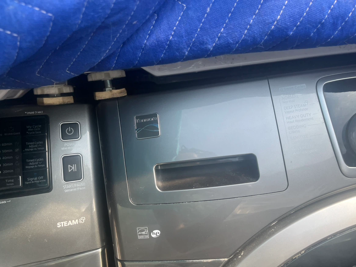 Washer and dryer