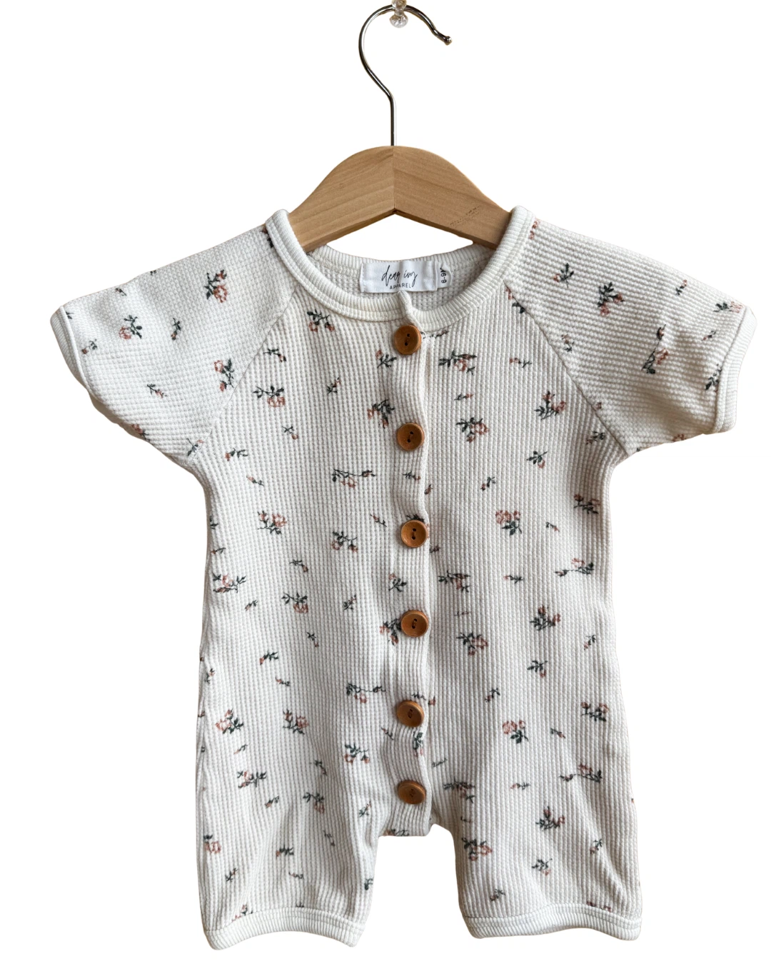 Dear Ivy Button Up Baby Romper
