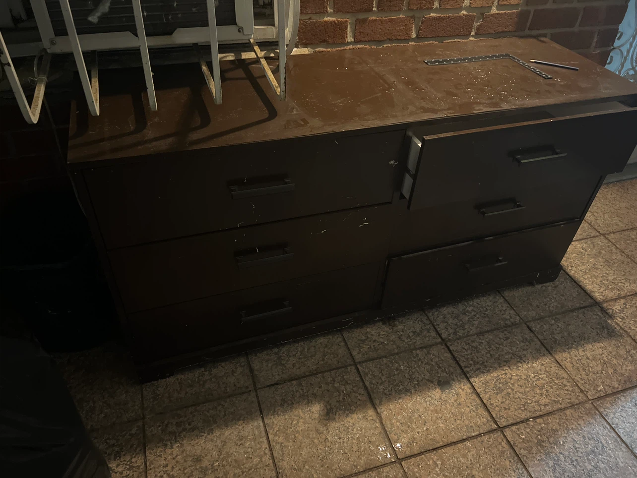 Wide chest 6 drawers