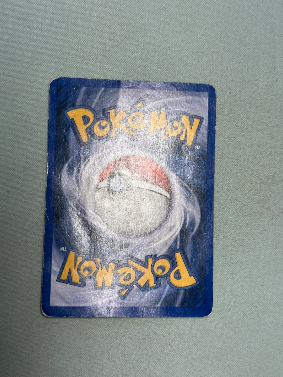 heavily damaged/played vintage pokemon TCG - photo 4