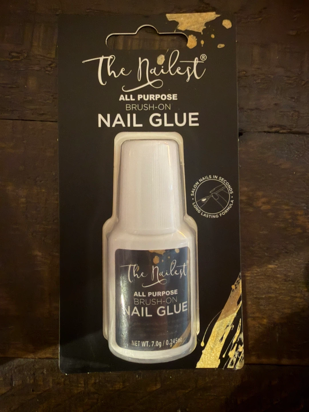 The Nailest All Purpose Brush-On Nail Glue 0.245 oz