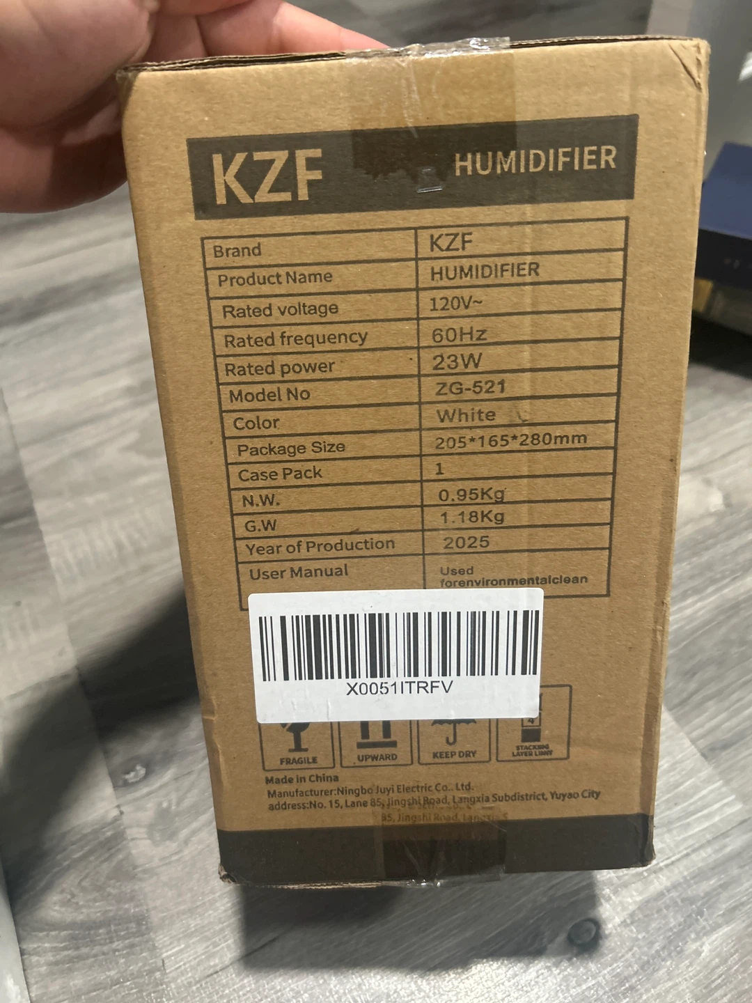 KZF Humidifier ZG-521 White - photo 2