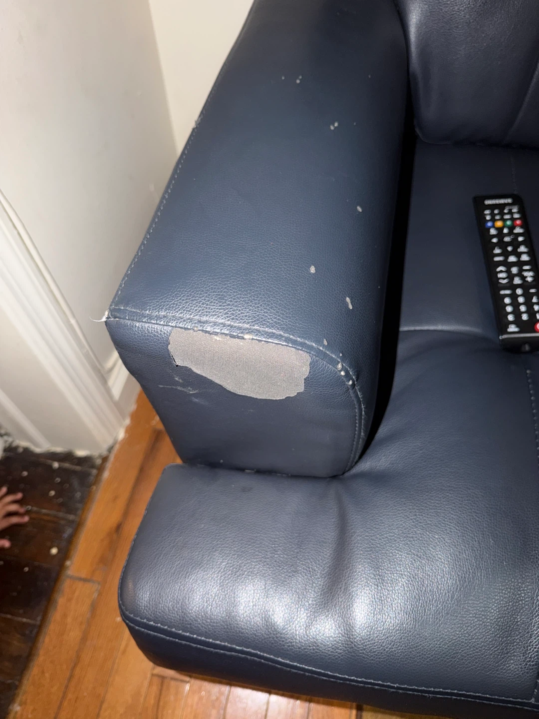 Faux Leather Loveseat Sofa - photo 3