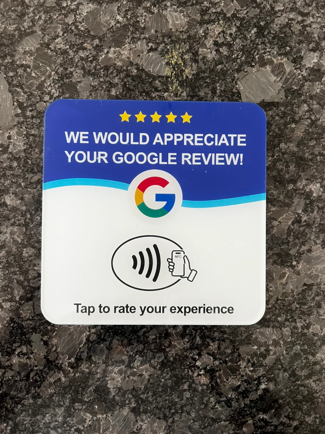Google Review NFC Tap Cards