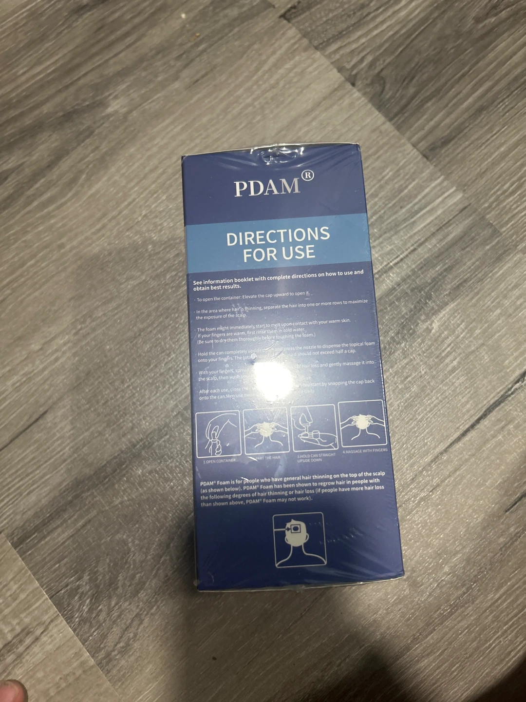 PDAM 5% Minoxidil Foam Hair Regrowth Treatment 4 Cans - photo 2