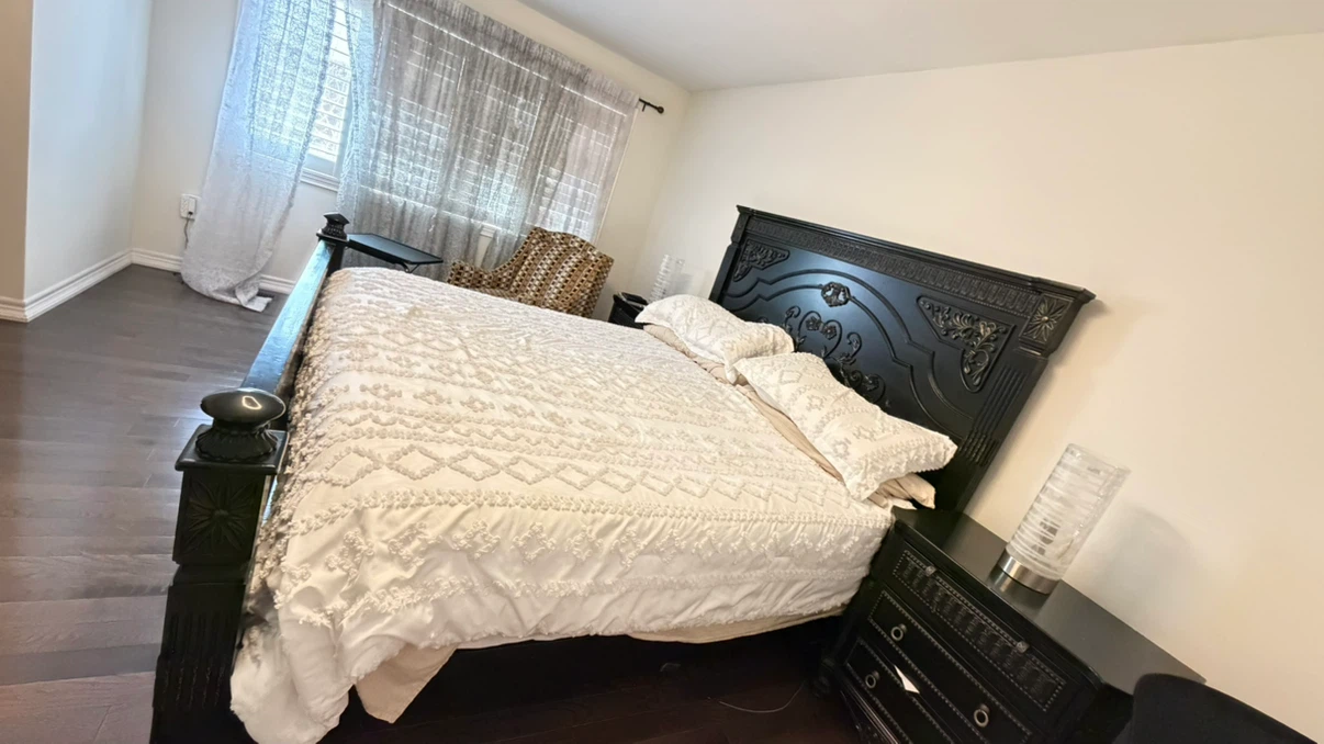 Ornate Black King Size Bed Frame